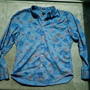J Crew Floral Shirt